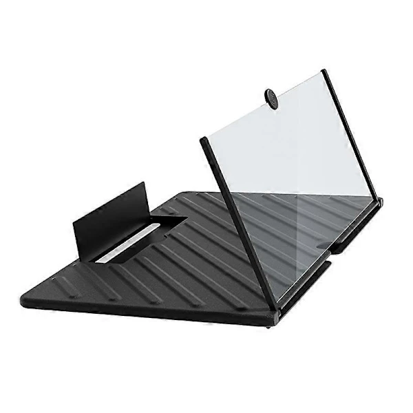 Suporte Para Celular De 20 Polegadas Com Lupa De Tela Extensível E Resolução Hd Para Uso Em Mesas (preto)