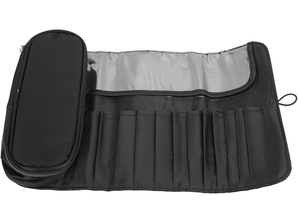 Bolsa SFUSHOS para Pincéis de Maquiagem, Estojo Portátil com Design