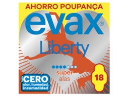 Pensos Higiénicos Liberty Super com Abas Evax