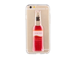 Capa de Celular EOOCOO (material Tpu, Forma de Garrafa de Coquetel)