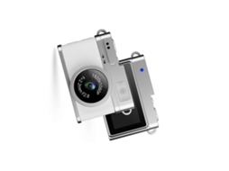 Mini Câmera de Chaveiro 1080p Mini Câmera Digital Retrô Pequena e Portátil Gravador de Vídeo de Bolso para Viagens e Estudos Branca ELECTVAULT1