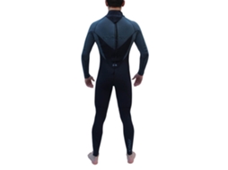 Fato Neoprene Manga Comprida Zip Tórax Surf Ultra Stretch Preto Mkynay