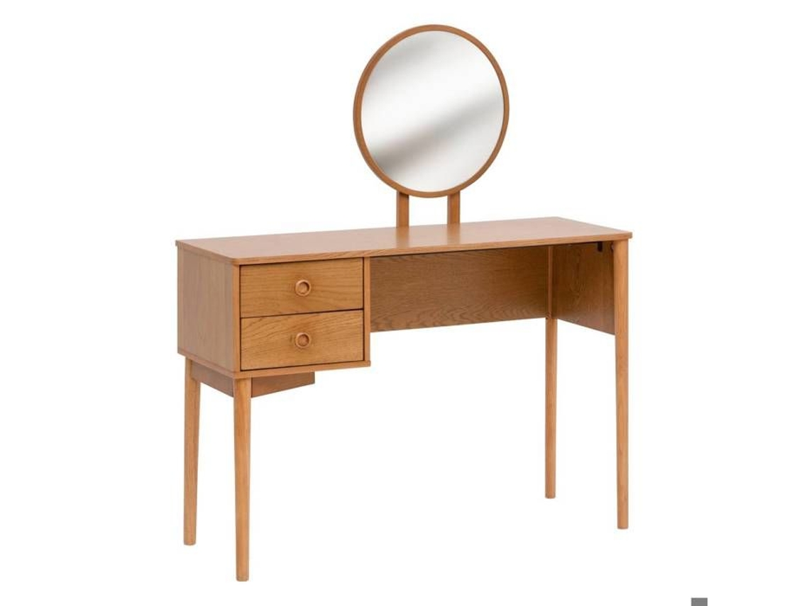 Coiffeuse 2 Gavetas Charlie L110cm Castanho Atmosphera Criador De Interiores Castanho