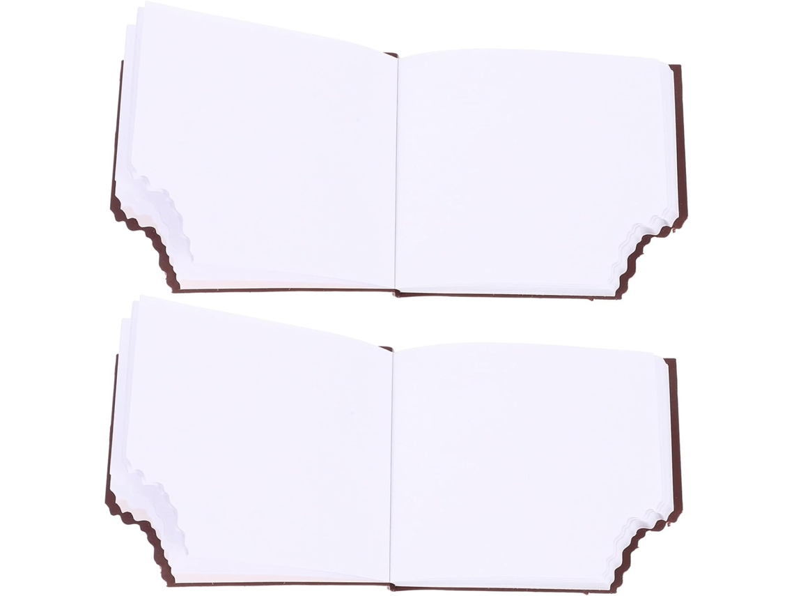 Lote De 2 Carnets De Poche Parfum Chocolat Notes Adhésives Format Compact Para Papeterie Créative Et Mémos