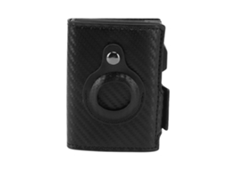 Grampo de Carteira Multifuncional para Homem com RFID Antifurto em Fibra de Carbono Preto S/MARCA