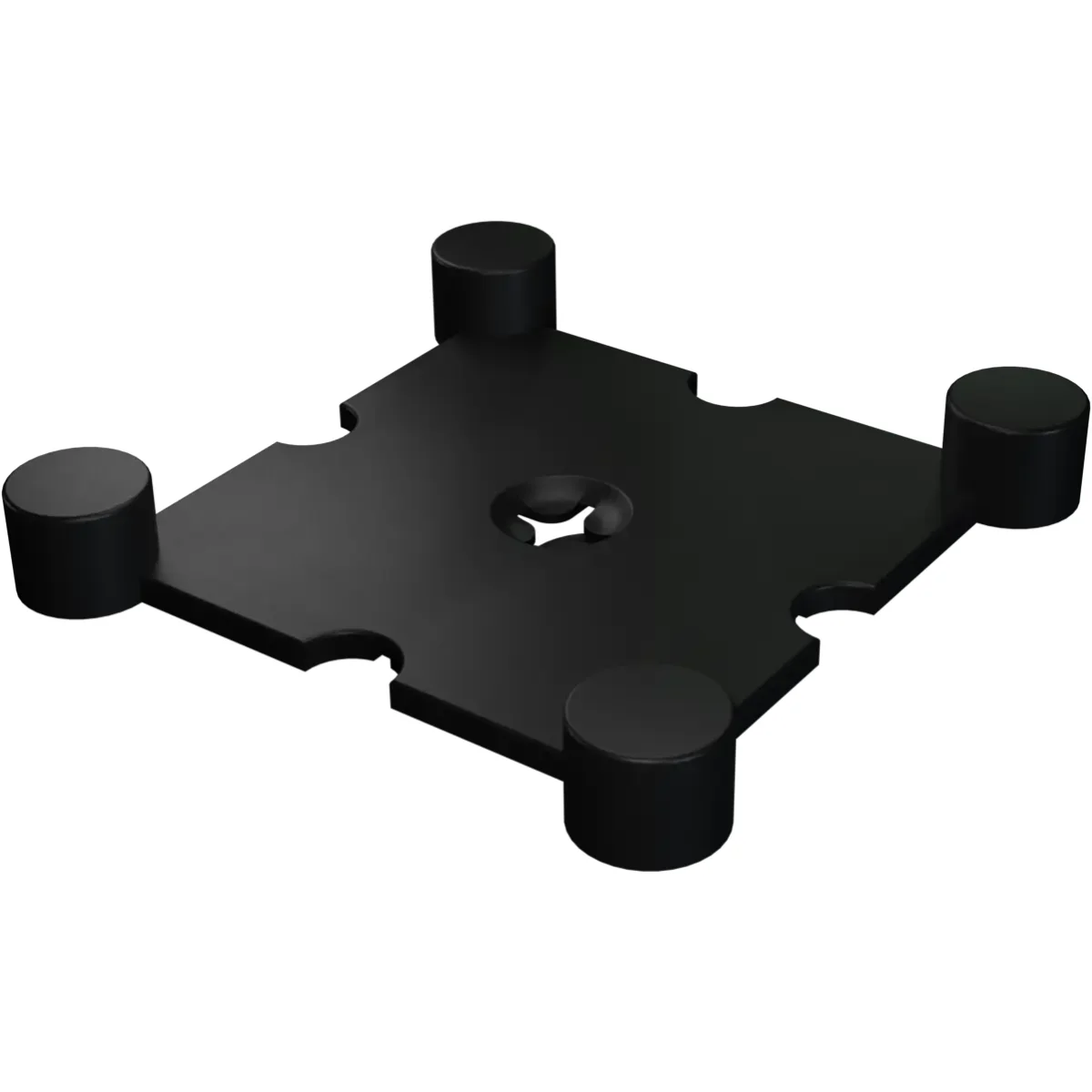 Telha De Borracha 100x100x2 Cm Preta Nrg Fitness