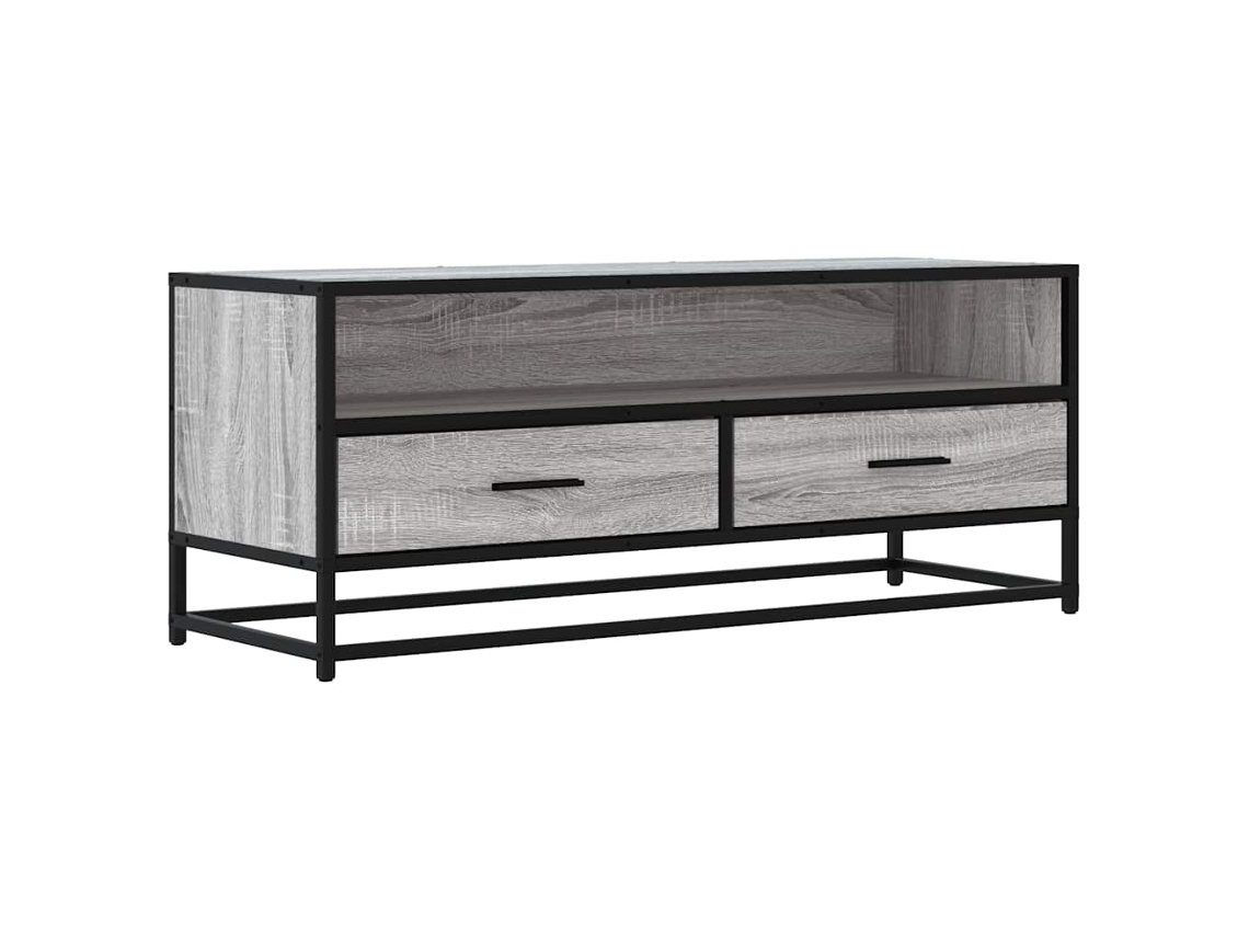 Tv Cabinet, Tv Cabinets Vidaxl Cinzeto Madeira Processada (n/a)