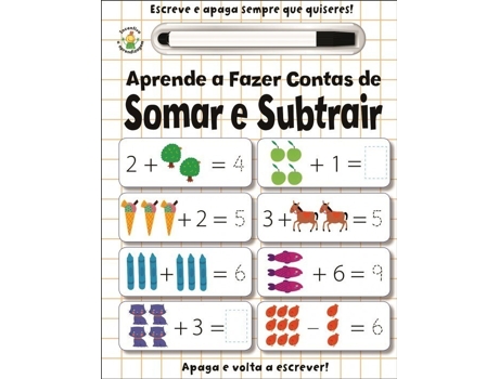 Livro Aprende a Fazer Contas de Somar e Subtrair de Vários autores (Português - 2014)