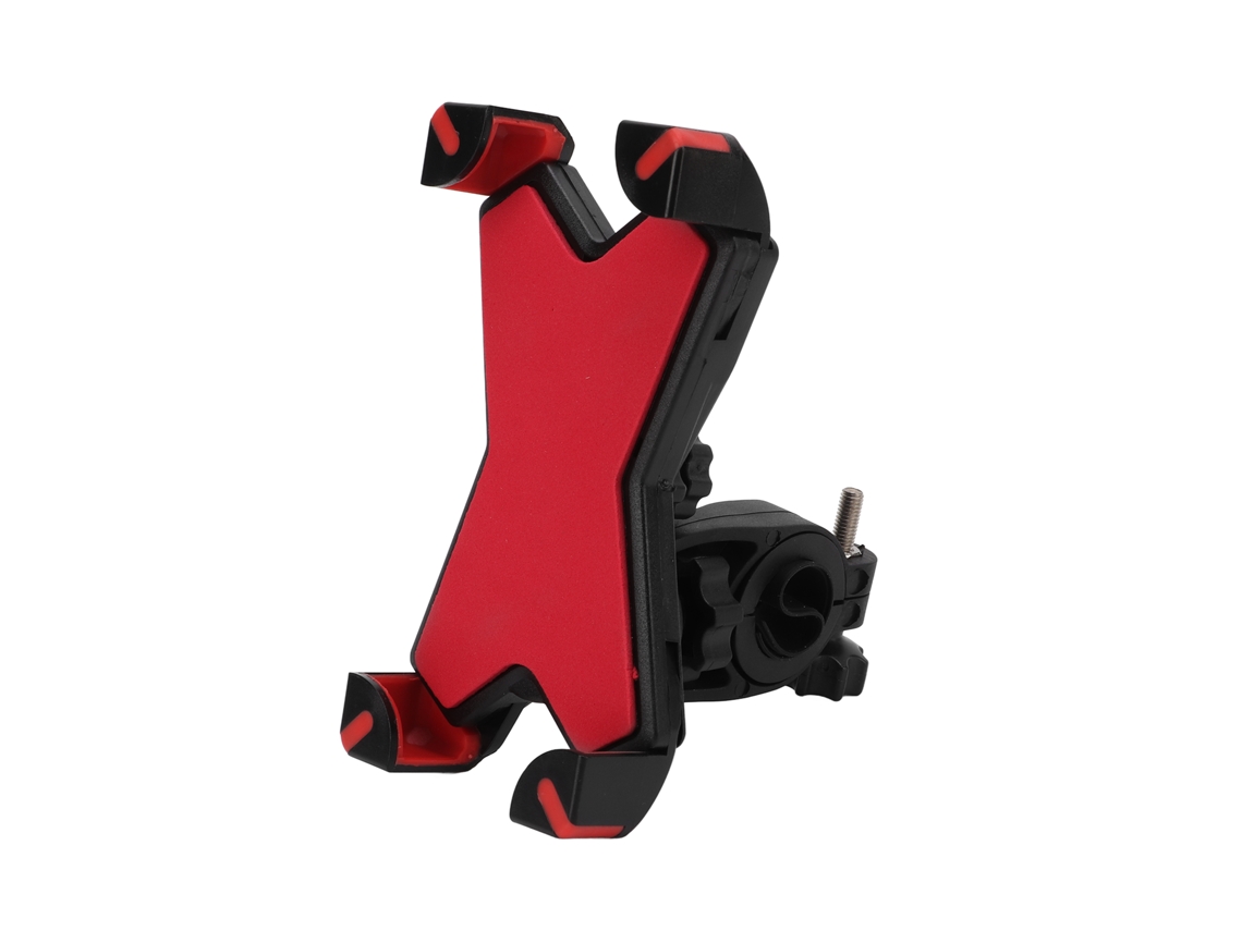 Suporte Para Celular De Bicicleta De 3,5 A 7 Polegadas, Giratório 360 Graus E Ajustável, Vermelho. Aquaforge