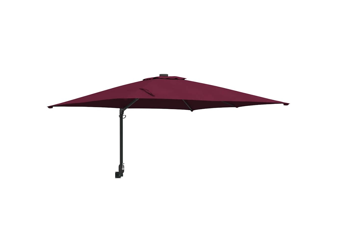 Maison Exclusive - Guarda-sol De Jardim Vermelho Bordeaux 248,5 X 247,5 X 160 Cm