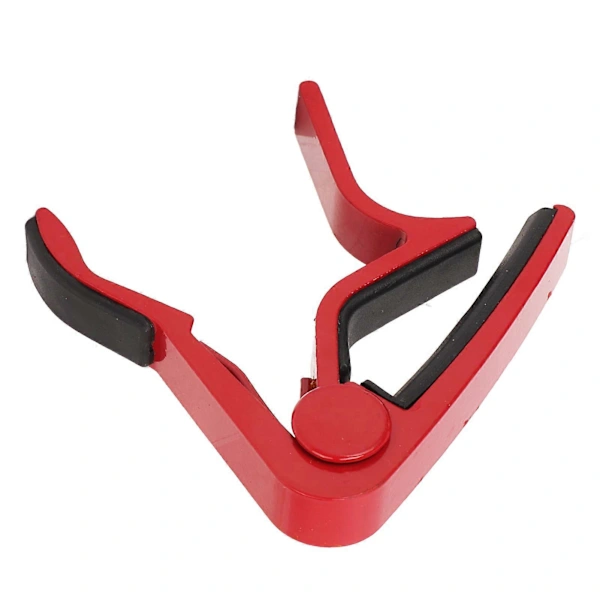 Capotraste de guitarra Slowmoose Alloy com mola resistente, resistente a arranhões, alta dureza e 5 palhetas
