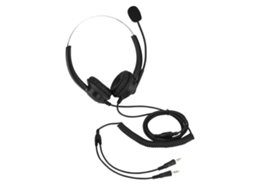 Fone De Ouvido Call Center Com Som Lossless E Óculos Rotativo 330°