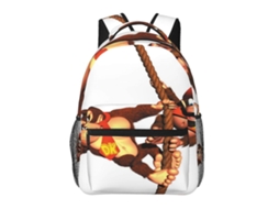 Mochila Donkey Kong J50 Para Estudantes, Resistente E Leve, Impermeável E Com Alça De Ombro Respirável N50
