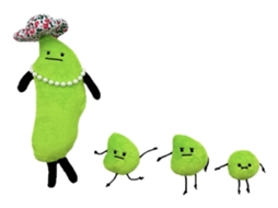 Lurelia Aplicável À Boneca. De Da Família Edamame Em Peluche Colecionável, Macio Para Coleção