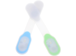 Conjunto de 2 Lanternas Led sem fio com clip, silicone, azul e verde, mini magnéticas para camping | S/MARCA
