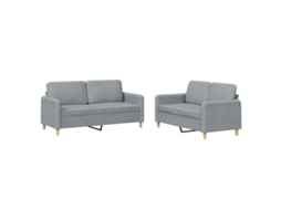 Sofa Set, Sofa Sets Vidaxl Cinzeto Tecido (n/a)