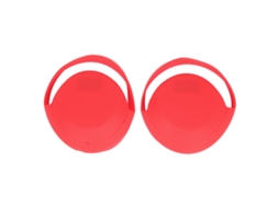 2pcs Capa de Silicone para Orelhas Wh 1000xm4 Xm3 Fones de Ouvido Red