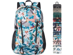 Mochila Dobrável Para Caminhadas, Mochila Impermeável E Retrátil Para Homens, Mochila Leve Para Mulheres Para Viagens, Azul