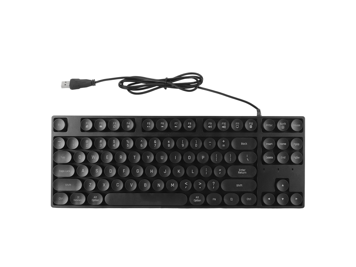 Teclado Gamer Com Fio Usb De 87 Teclas