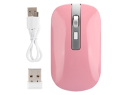 Aetheria rato Sem Fio 2.4g Ergonomico 1600 Dpi Usb Carregavel Acessorio de Computador Rosa
