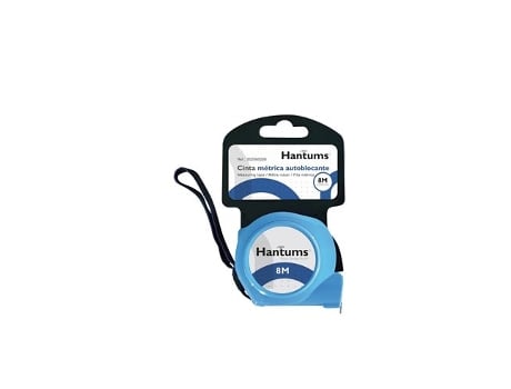 Fita Métrica Autotravante 25mm X 8m Confeccionada Em Abs E Aço Carbono Nas Cores Azul E Preto Hantums