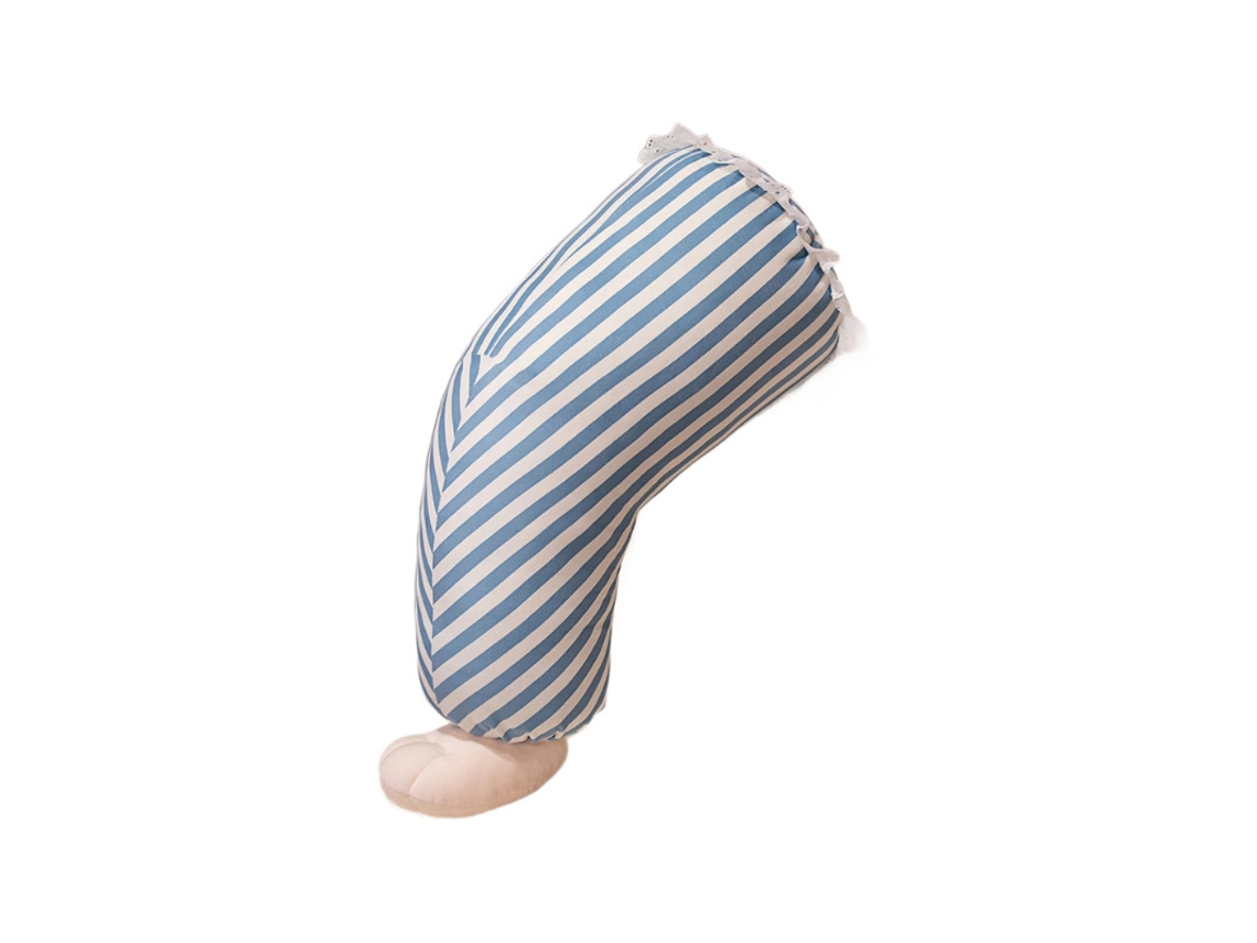 Travesseiro de Braço e Perna Pequenos para Dormir Abraçando, Apoio Lombar para Sofá, Adereço de Fotografia Infantil Rosa Bolinhas CHABERLU