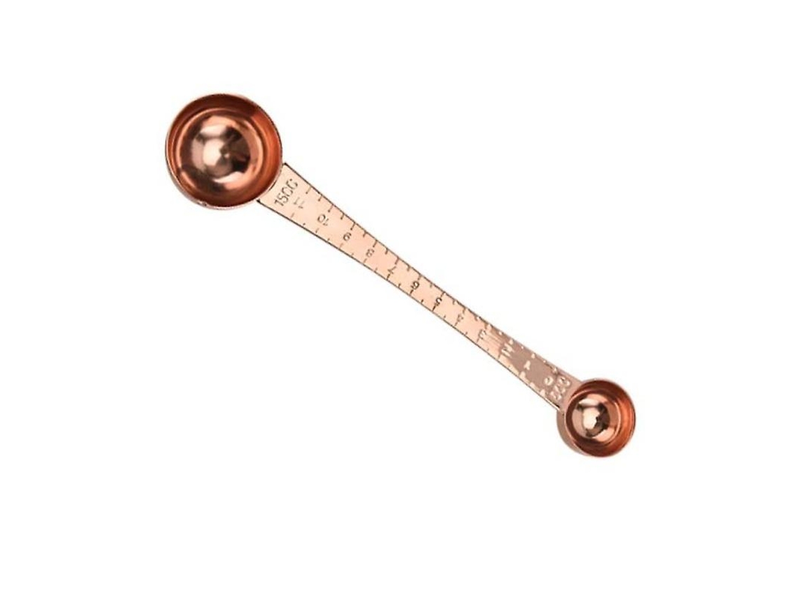 1pcs Colheres De Medição Douradas