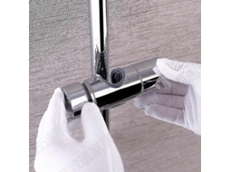 Lurelia Suporte Mural Para Chuveiro Abs Cromado Rotação 360º Ajustável Impermeável Ref 147