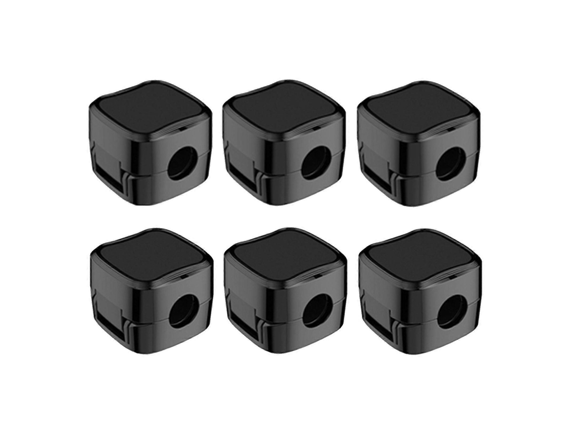 Lurelia Organizador De Cabos Usb, Branco, 6 Unidades, 6.5x2cm, Ligação Magnética
