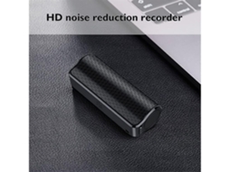 Lurelia Gravador De Voz Digital 32gb Com Redução De Ruído, Reprodução Mp3, Recarregável Para Reuniões, Aulas, Entrevistas - Preto