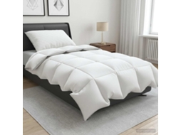 Vidaxl Edredão Fulda 135 X 220 Cm 4 Estações 210 Gsm Branco