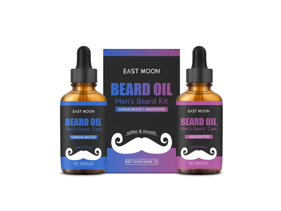 Kit Óleo East Moon para Nutrição e Hidratação da Barba e Região Facial LAXISCREED