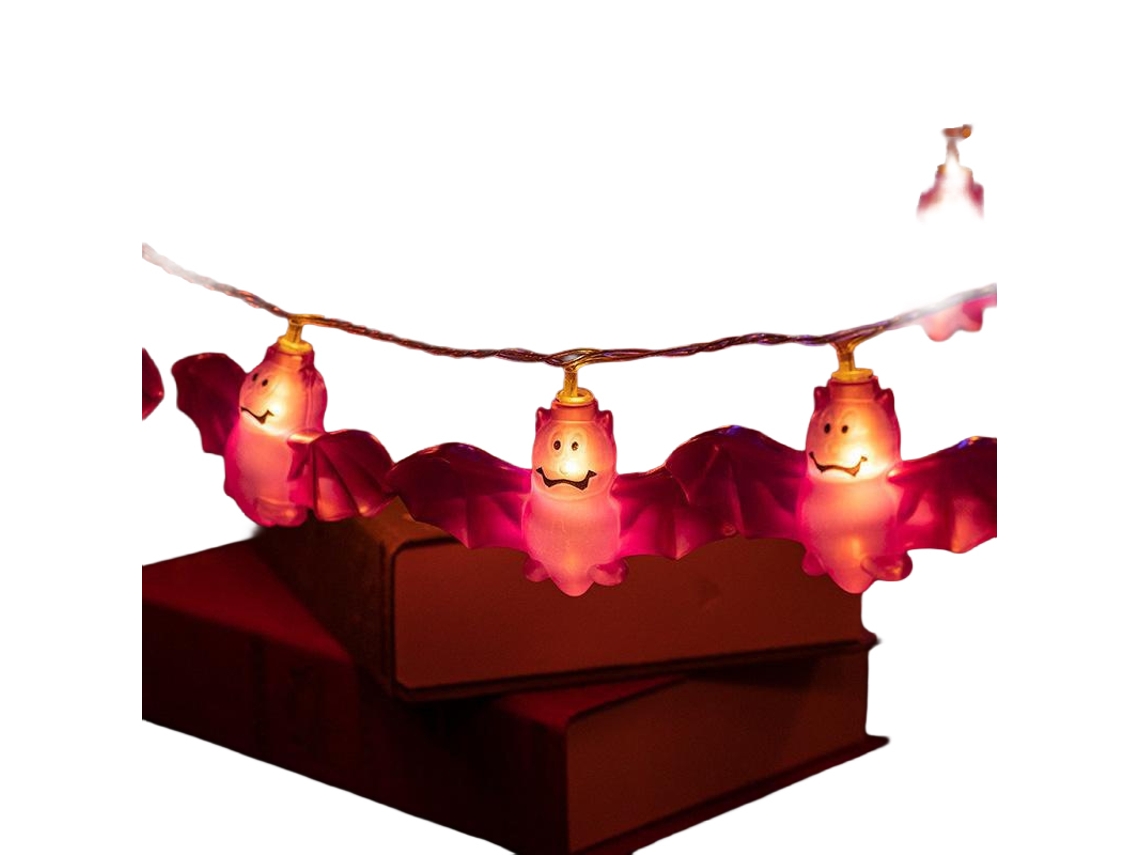 Laxiscreed Scénario De Decoração Halloween Com Luz De Tiras Led Com Abóboras E Caveiras, 1.5m