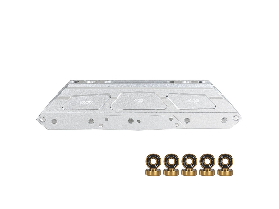 Quadro de Patins em Linha Ag Decode Pro 110 Prateado 335 Mmiqon