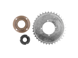 Piñón de Bicicleta 32t com 4 Orificios para Cadena 410, Kit Adaptador S/MARCA