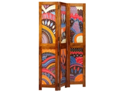 Vidaxl Divisor De Ambiente Marrom Mel 105 X 1,5 X 160 Cm