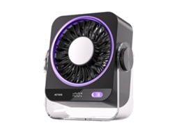 Laxiscreed Miniventilador De Mesa Com Resfriamento E Longa Duração Para Uso Doméstico