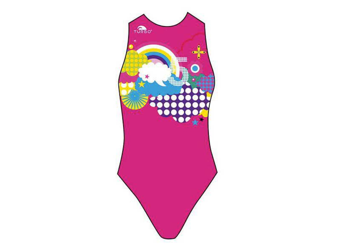Fato de banho para Mulher TURBO Rainbow Rosa para Natação (S)