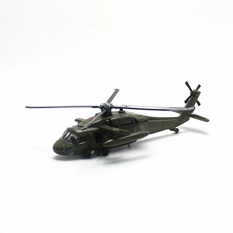 (verde) Modelos De Helicópteros De Liga Metálica Para Atacado, Escala 1:64, Brinquedos De Helicópteros De Bombeiros E Resgate.