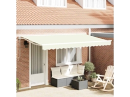 Vidaxl Estrutura De Toldo Creme 350 X 200 Cm