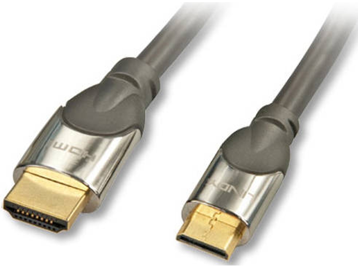 Cabo HDMI LINDY (Mini HDMI-C - 50 cm - Preto)