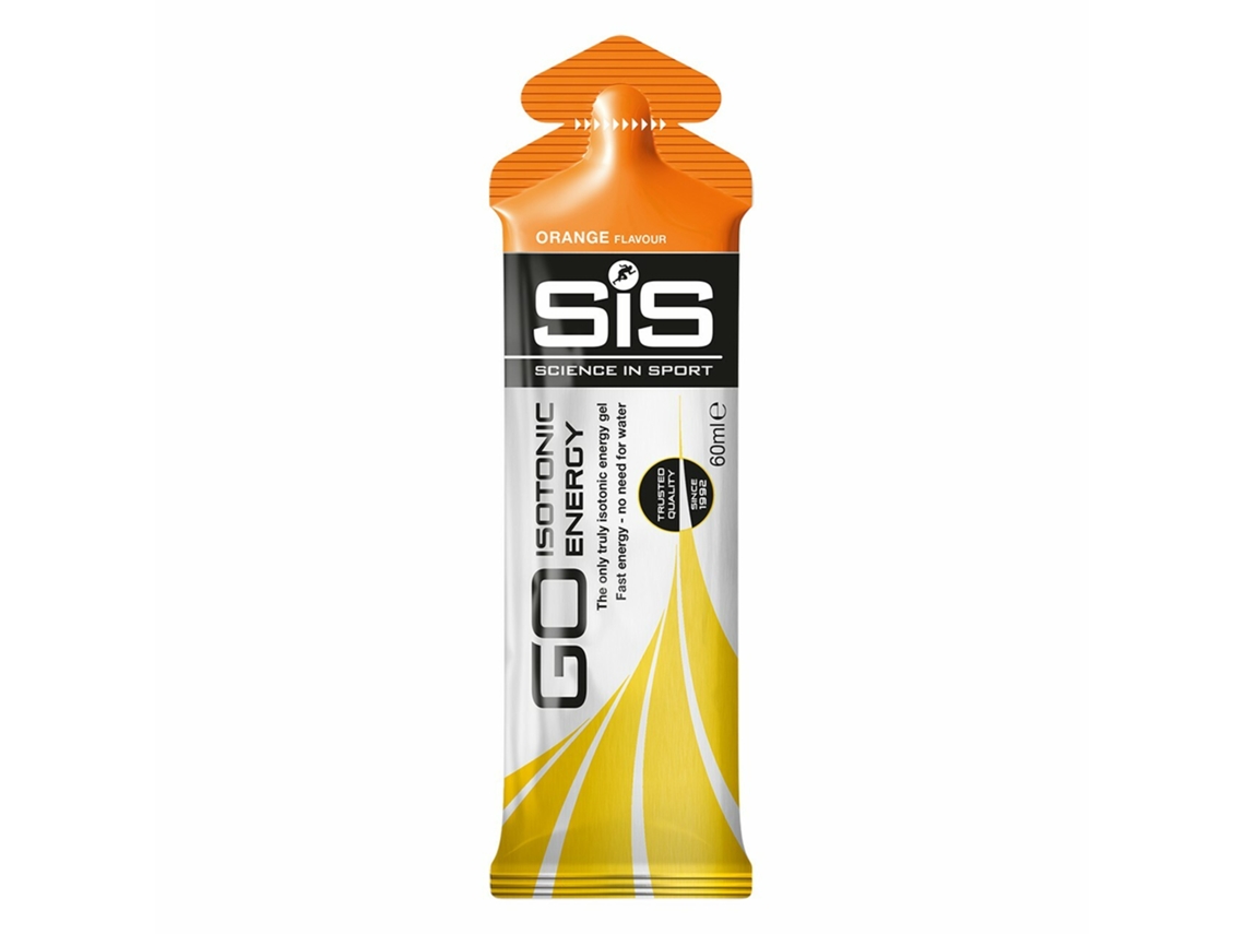 Pacote de 30 géis energéticos Science in Sport Go Isotonic - Orange - 60 ml 60 ml