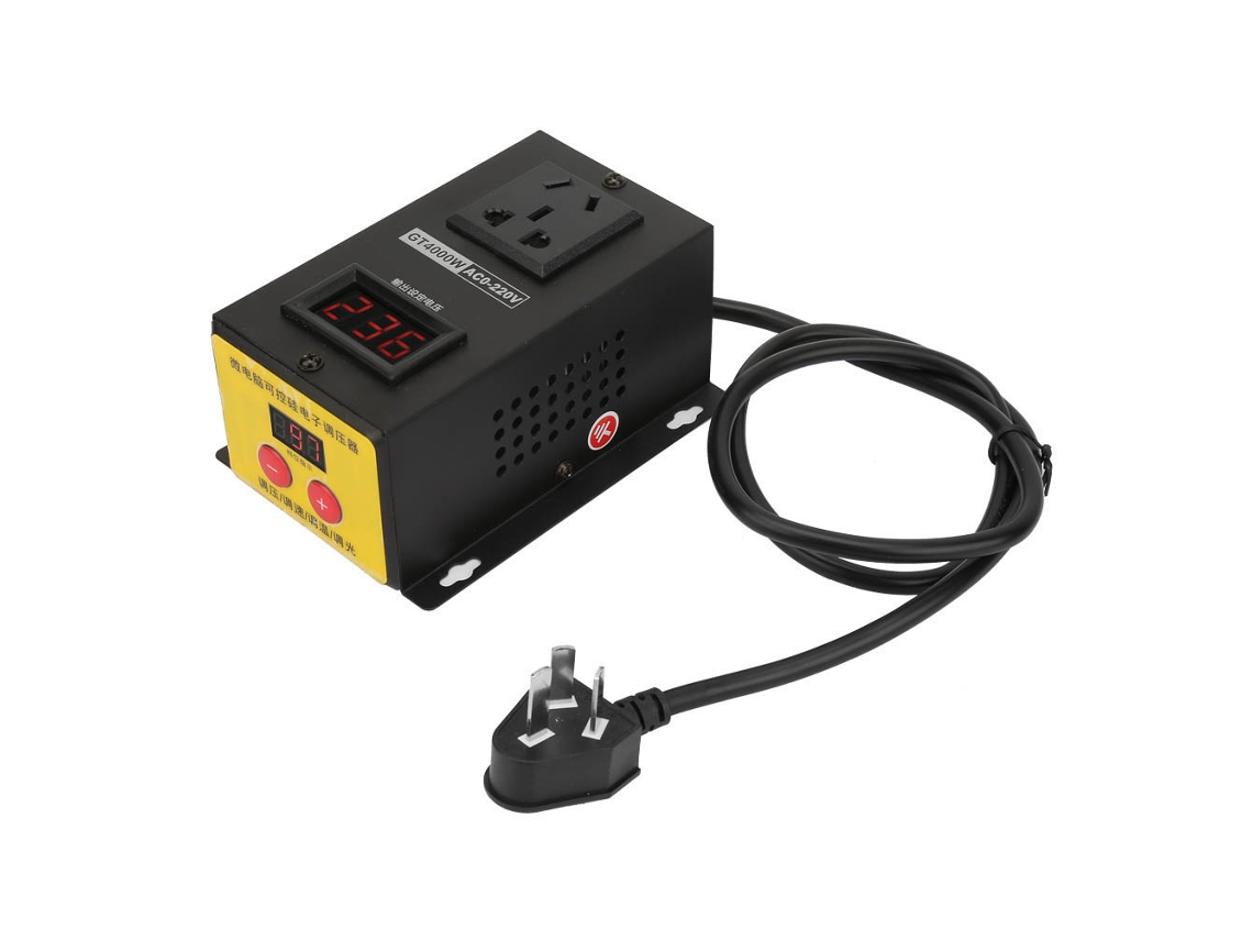 Regulador De Voltaje Electrónico De Tiristor Ajustable De Alta Precisión 4000w