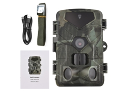 Câmera De Caça 4k Trail Camera Silenciosa 0.3s Velocidade De Disparo Ângulo Largo 120° Ip65 Resistente À Água