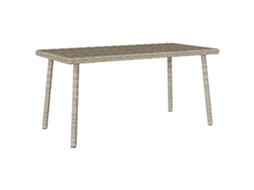 Mesa de Centro Retangular Jardim Vime Pe MAISON EXCLUSIVE (80x40x37 cm)