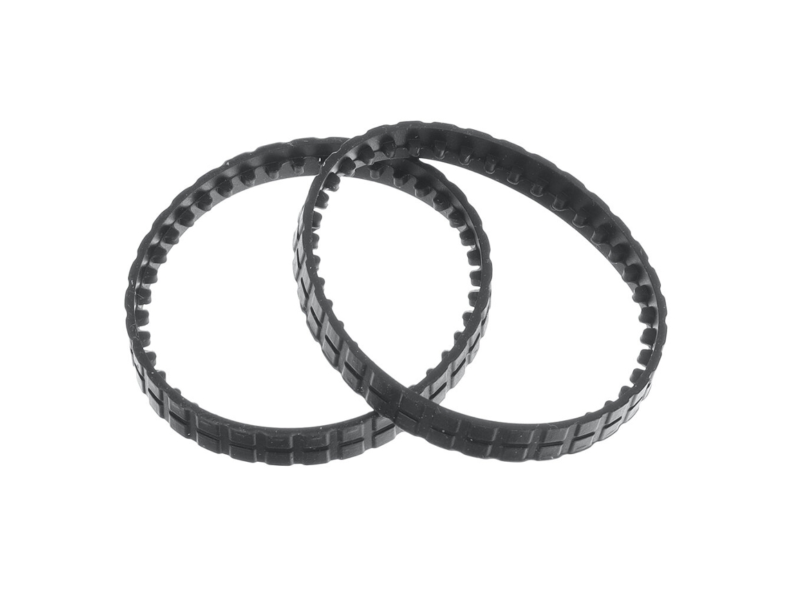Preto 2pcs 1/64 Mini Peças de Tanque Rc Tapetes Rodas Simulação de Batalha Veículos Infravermelhos Modelos Acessórios Sobressalentes MDUG