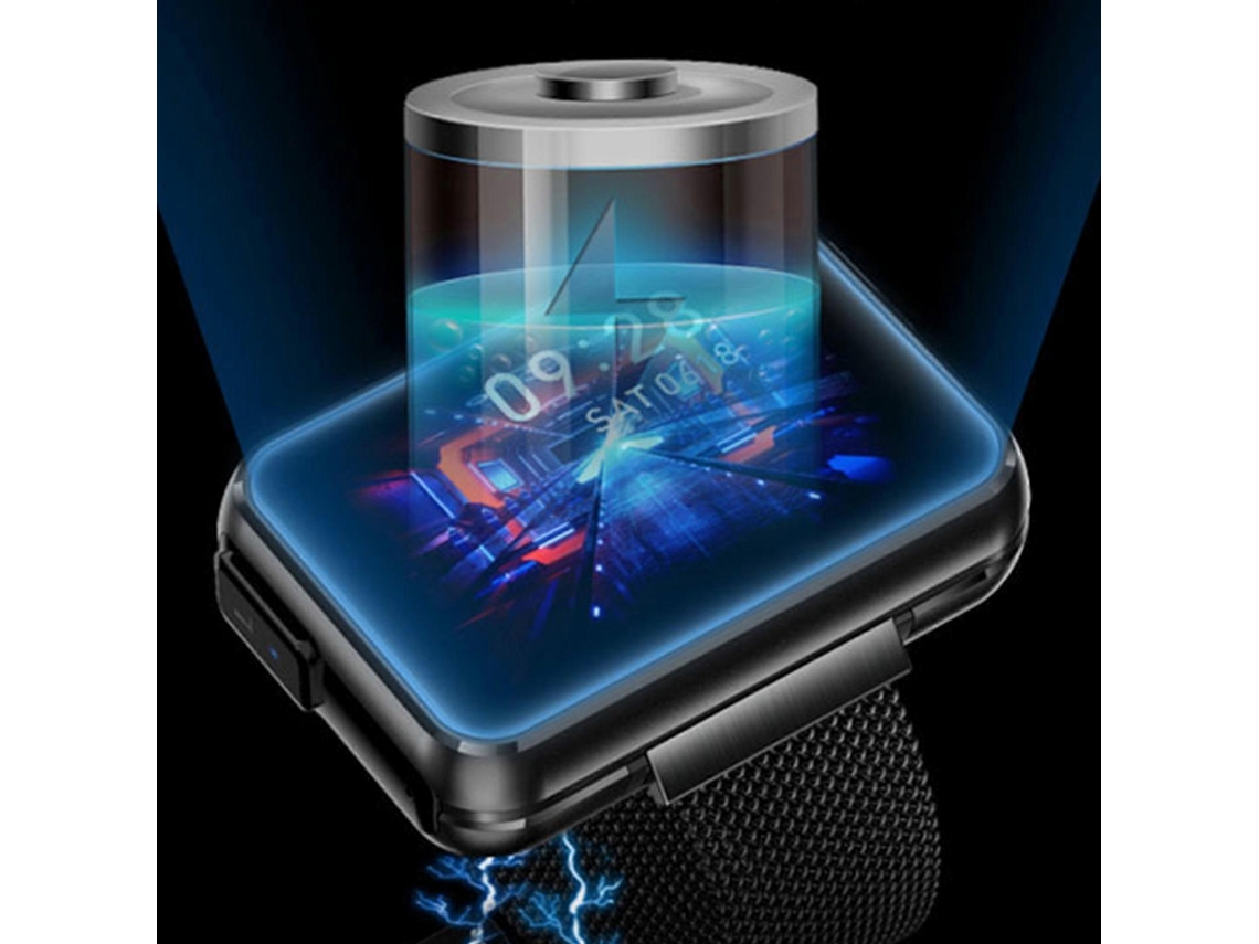Smartwatch 2 Em 1 Unissex Bluetooth Reprodução Música Stereo