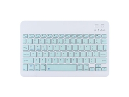 Teclado Bluetooth Sem Fios Universal Para Tablet E Telemóvel (apple, Huawei, Xiaomi, Lenovo, 10 Polegadas), Teclado Português, Verde-menta