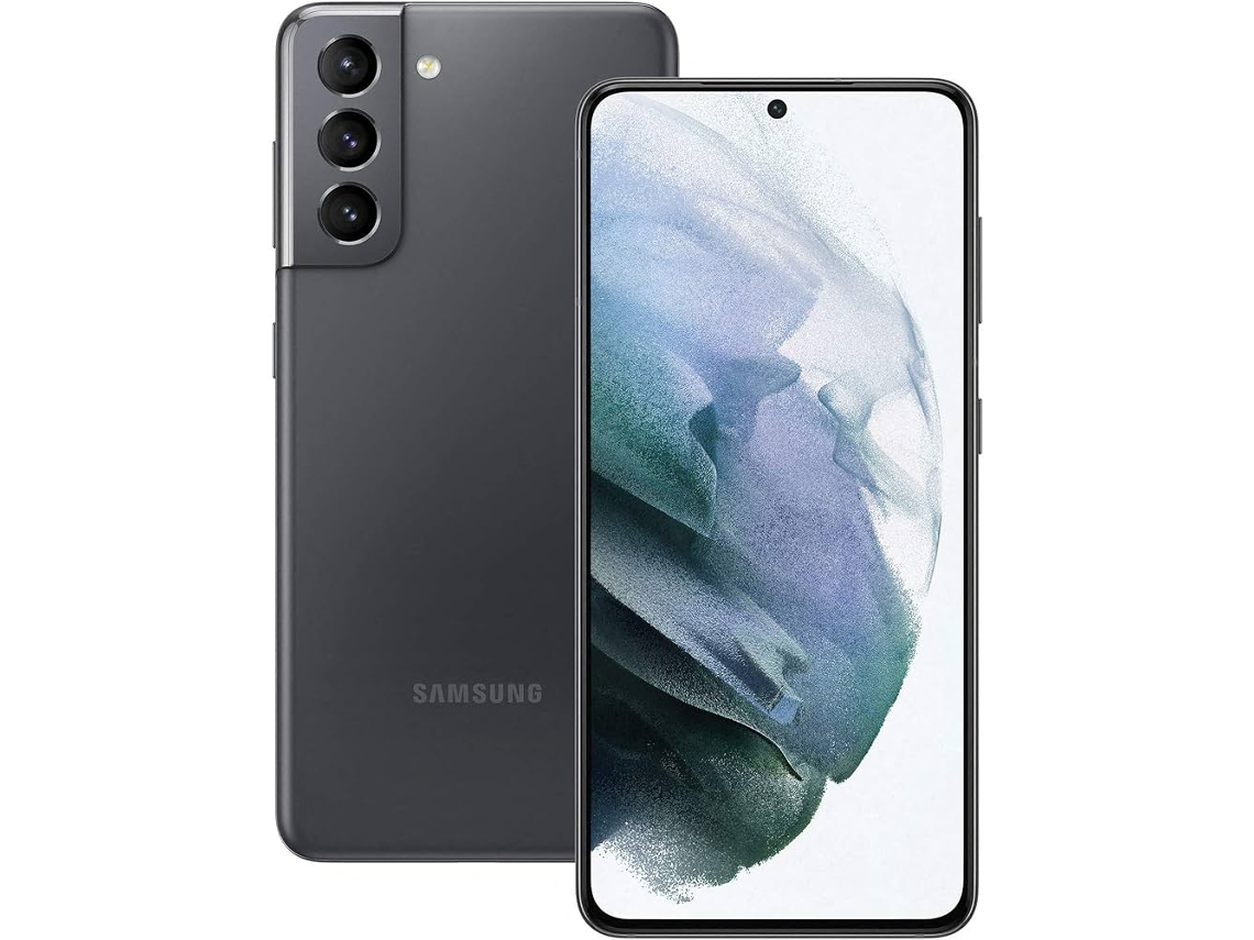 Smartphone SAMSUNG S21 128 Go Cinza Único Sim dos Eua (Recondicionado Como Novo)