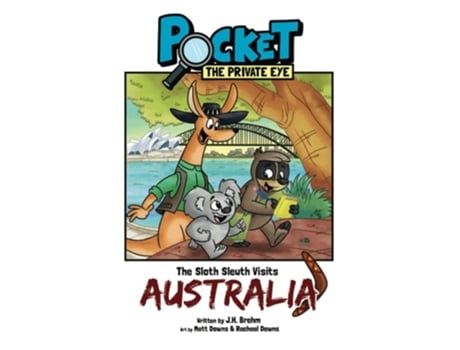 Livro Pocket the Private Eye The Sloth Sleuth Visits Australia de JH Brehm (Inglês)